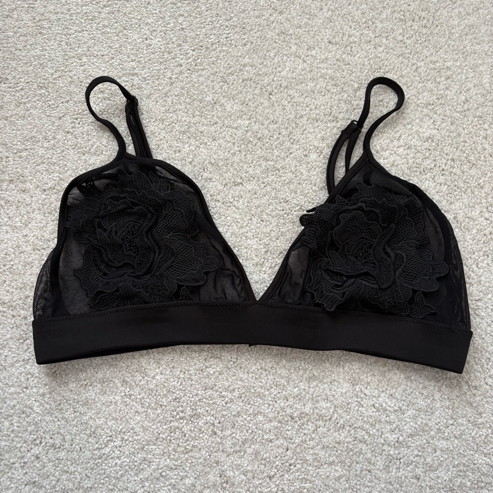 Bralette Black Rose XL